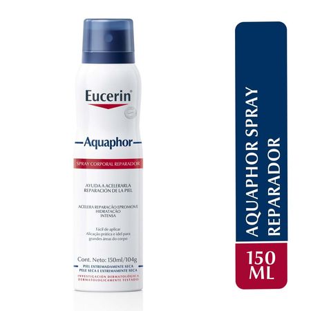 EUCERIN Spray Corporal Reparador Aquaphor Hidratação Intensiva 360° 150ml